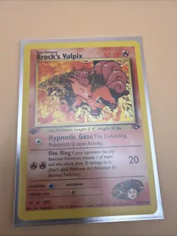 Brock’s Vulpix 37/132 Gym Challenge 1st Edition NM - Image 1