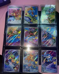 Pokemon First Partner full set, all 9 cards. NM - Image 1