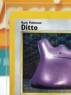 Ditto #3 Holo Rare WoTC Pokemon TCG 1999 Fossil Unlimited DMG - Image 4