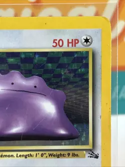 Ditto #3 Holo Rare WoTC Pokemon TCG 1999 Fossil Unlimited DMG - Image 5