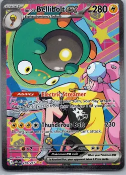 Iono's Bellibolt ex 279/217 ME: Ascended Heroes Pokemon Holo NM - Image 1
