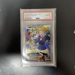 Hoshino Fumina PSA10 Gundam Try Age Parallel P Rare Arsenal Base Card 2023 - Image 1