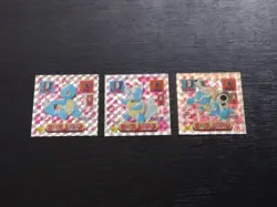 Pokemon Topsun Prism Holo Amada Blastoise Wartortle Squirtle Set Of 3 - Image 3