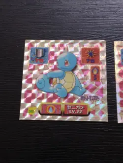 Pokemon Topsun Prism Holo Amada Blastoise Wartortle Squirtle Set Of 3 - Image 5