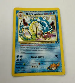 Pokemon TCG Misty's Gyarados Holo Rare Gym Challenge 2000 Ungraded - Image 1