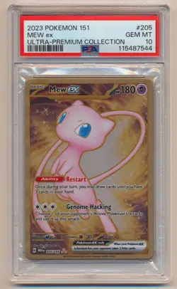 PSA 10 Pokemon 151 Ultra Premium Collection Promo METAL Mew EX 205/165 GEM MINT! - Image 1