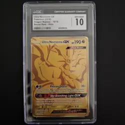 Pokemon TCG Ultra Necrozma GX Dragon Majesty Holo 78/70 Secret Rare CGC 10 - Image 1