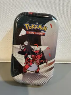 Pokemon TCG Black Bolt White Flare Unova Mini Tin- Krookodile & Excadrill SEALED - Image 1
