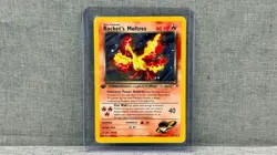2000 Pokemon Gym Heroes 1st Edition #12/132 Rocket's Moltres Holo - Image 1