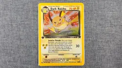 Dark Raichu Holo 1st Edition Team Rocket #83/82 – Secret Rare Pokemon Card NM - Image 3