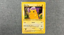 1st Edition Pikachu Shadowless Red Cheeks Base WOTC 1999 Vintage Pokemon Card - Image 3