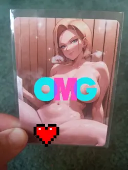 ANDROID 18 DRAGON BALL WAIFU ANIME CARD #2 - Image 1