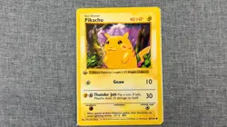 1st Edition Pikachu Shadowless Red Cheeks Base WOTC 1999 Vintage Pokemon Card - Image 3