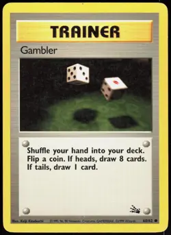 Fossil Gambler 60/62 Common Pokemon LP - Image 1