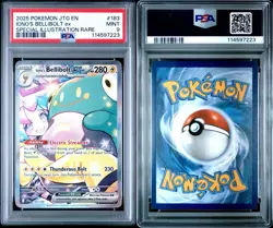 2025 POKEMON JTG SPECIAL ILLUSTRATION RARE #183 IONO'S BELLIBOLT EX PSA 9 - Image 3