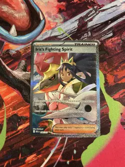 Iris's Fighting Spirit 292/217 Pokemon Trainer Ascended Heroes SIR NM - Image 1
