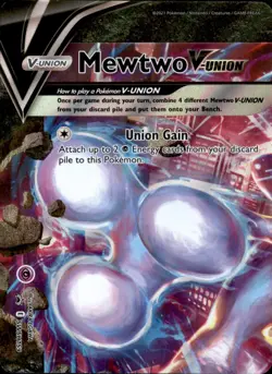 Mewtwo V-Union [Set of 4] - Pokemon SWSH: Sword & Shield Promo - NM - Image 2