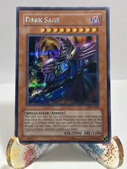 Yugioh! LP Dark Sage - DOD-002 - Secret Rare - Limited Edition Lightly Played - Image 1