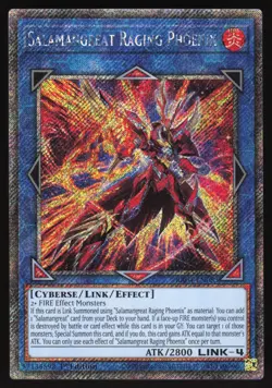 Salamangreat Raging Phoenix - RA04-EN083 - Platinum Secret Rare - Yugioh - Image 1
