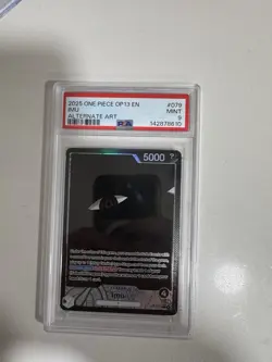 Bandai PSA 9 Imu OP13-079 Carrying on His Will Leader Foil Alt Art One Piece CCG - Image 1