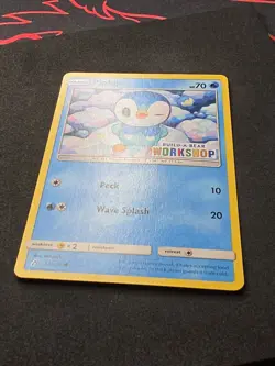 Build a Bear Pokemon Card Piplup 32/156 Promo - Image 3