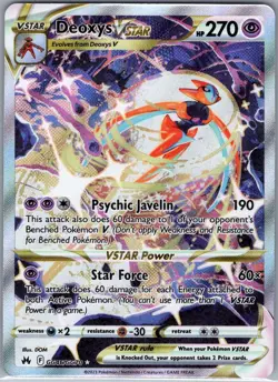 Deoxys VSTAR GG46/GG70 Crown Zenith: Galarian Gallery - Pokemon Card - NM - Image 1