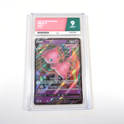 Mew V - 113/264 Fusion Strike – ACE Graded 9 MINT – Pokemon TCG Card - Image 1