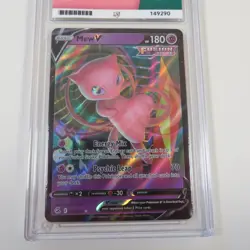 Mew V - 113/264 Fusion Strike – ACE Graded 9 MINT – Pokemon TCG Card - Image 4