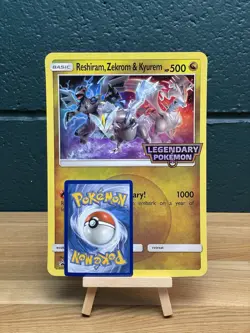 Pokemon Card - Reshiram, Zekrom & Kyurem - Oversized Holo Promo - Image 2