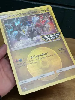 Pokemon Card - Reshiram, Zekrom & Kyurem - Oversized Holo Promo - Image 3