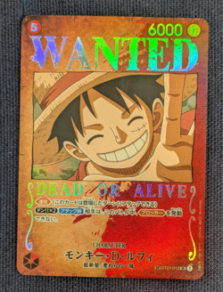 Monkey D. Luffy SP ST01-012 SR WANTED Mighty Enemies ONE PIECE Card Japanese -NM - Image 2
