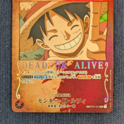 Monkey D. Luffy SP ST01-012 SR WANTED Mighty Enemies ONE PIECE Card Japanese -NM - Image 4