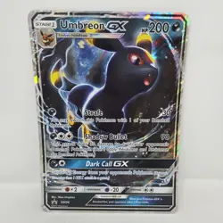 Umbreon GX SM36 Espeon GX SM 35 Jumbo Oversized Pokemon Card Lot - Image 4