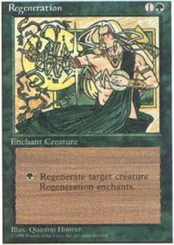 1x Lightly Played, English Regeneration - Alternate 4th Edition - Image 1