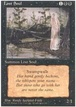 1x Lightly Played, English Lost Soul - Alternate 4th Edition - Image 1