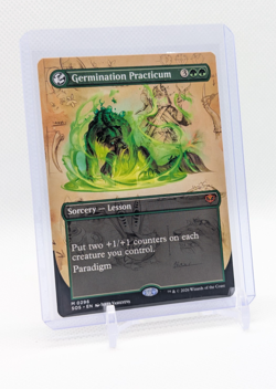 MTG - Germination Practicum - Borderless Mythic #296 - Secrets of Strixhaven NM - Image 1