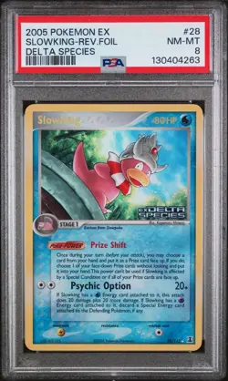 2005 Pokemon Ex Delta Species Slowking Reverse Foil Psa 8 New Cert NM - Image 1