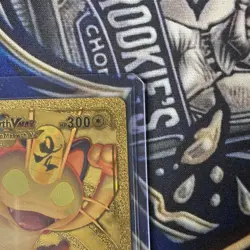 Pokemon Meowth VMAX SWSH005 Sword & Shield Promo Gold Foil Full Art Holo Card - Image 5