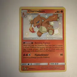 Pokemon Charmeleon Shiny Holo Rare SV7/SV94 Hidden Fates Shiny Vault 80 HP Card - Image 1