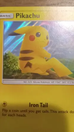 Pokemon Pikachu 028/073 Deck Exclusives 60 HP Basic Cracked Ice Holo English - Image 1