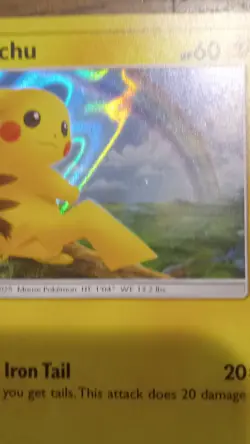 Pokemon Pikachu 028/073 Deck Exclusives 60 HP Basic Cracked Ice Holo English - Image 2