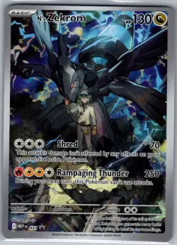 N's Zekrom MEP 031 ME: Mega Evolution Promo - Pokemon Card - NM - Image 1