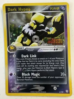 Pokemon Dark Hypno Holo Rare 6/109 Team Rocket Returns 2004 Nintendo - Image 1