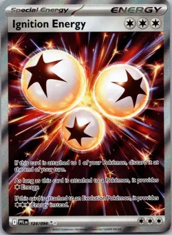 Ignition Energy 124/094 Ultra Rare Phantasmal Flames Pokemon Near Mint - Image 1