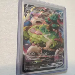 Pokemon TCG Snorlax VMAX 142/202 Sword & Shield Base Set - NM - Image 2