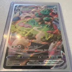 Pokemon TCG Snorlax VMAX 142/202 Sword & Shield Base Set - NM - Image 3