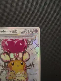 Pokemon Dedenne ex 239/193 PALDEA EVOLVED Full Art Ultra Rare Holo English 2024 - Image 4