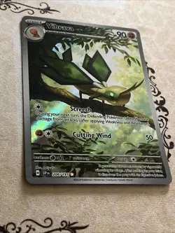 Pokemon TCG Vibrava 206/191 Surging Sparks Illustration Rare Card (NM Condition) - Image 2