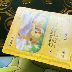 Pikachu 124/165 Common Expedition Base Set Pokemon NM - Image 4