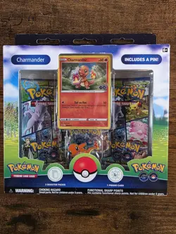 Pokemon GO Pin Collection Set of 3 Charmander Squirtle Bulbasaur Factory SEALED - Image 3
